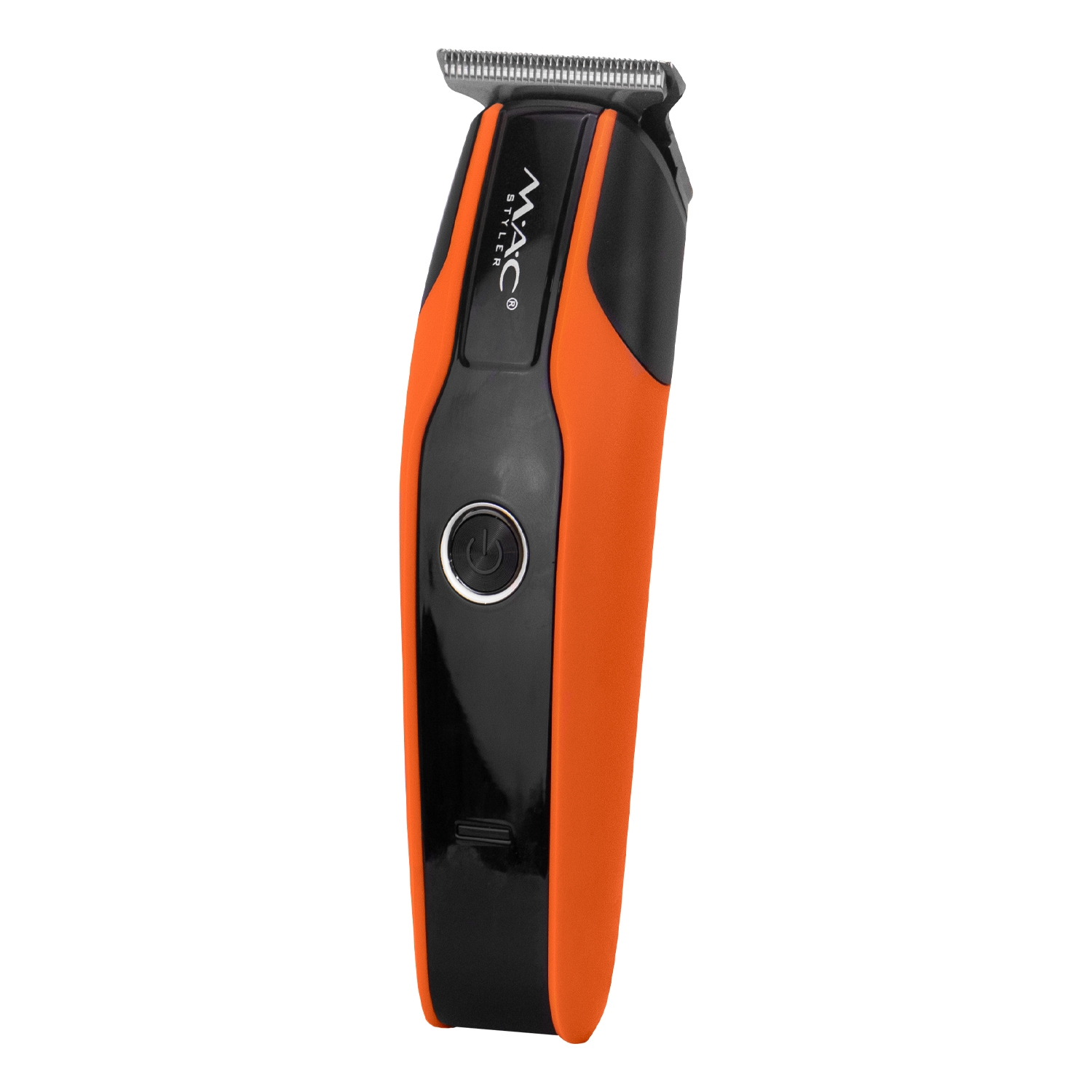 Foto do Produto Máquina de Cortar Cabelo M.A.C MC-1027 - 8W - Recarregável - Preto e Laranja