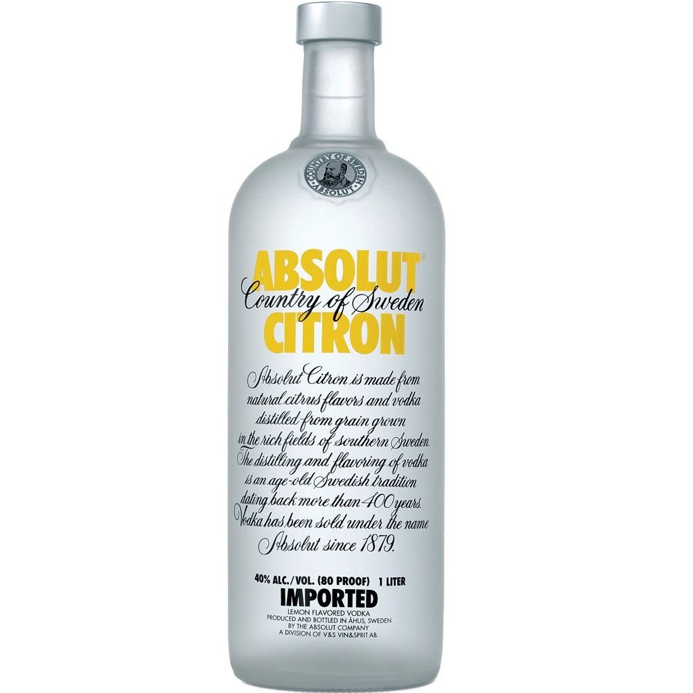Foto do Produto VODKA ABSOLUT CITRON 1L