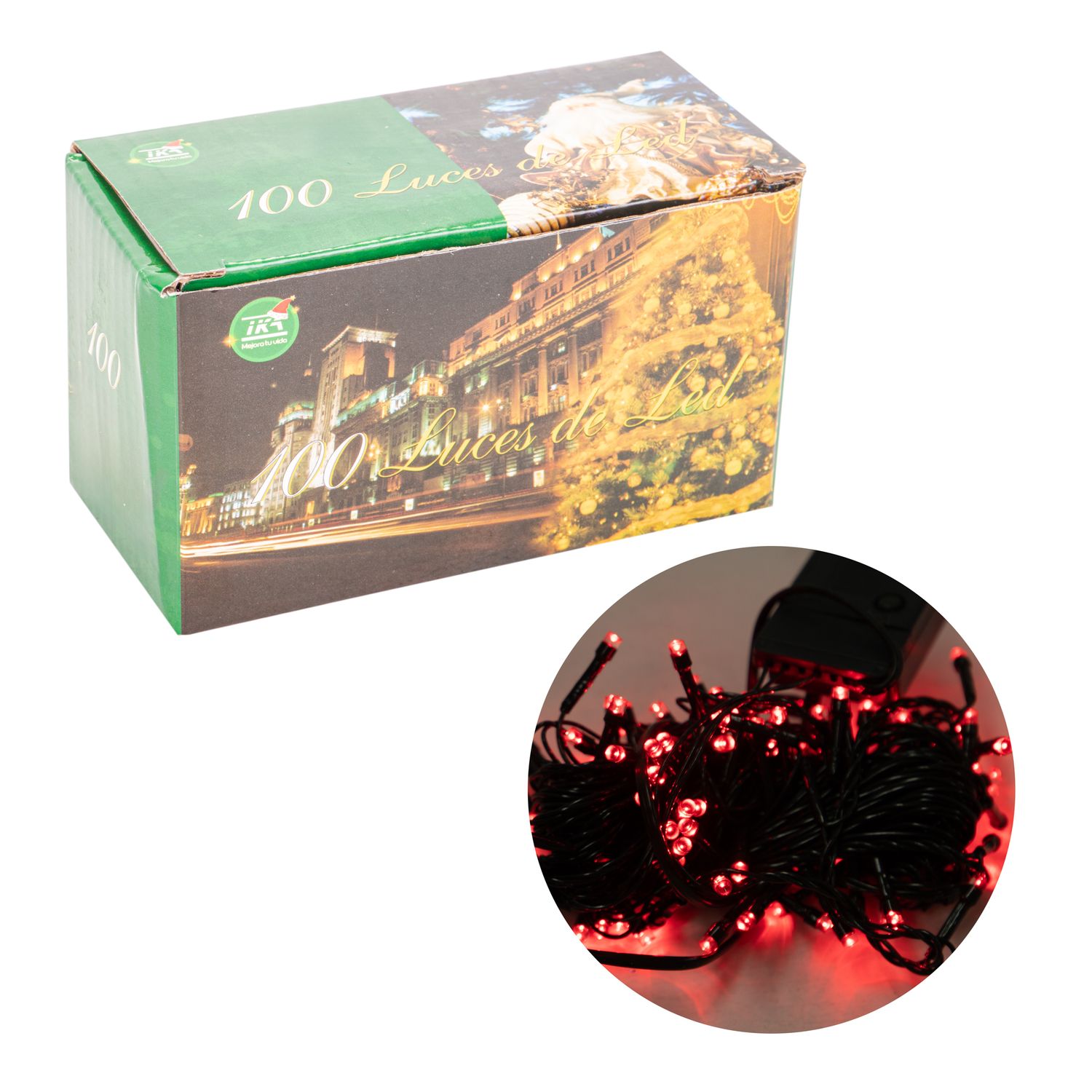 Foto do Produto PISCA 100 LED 7MTS 220V ROJO