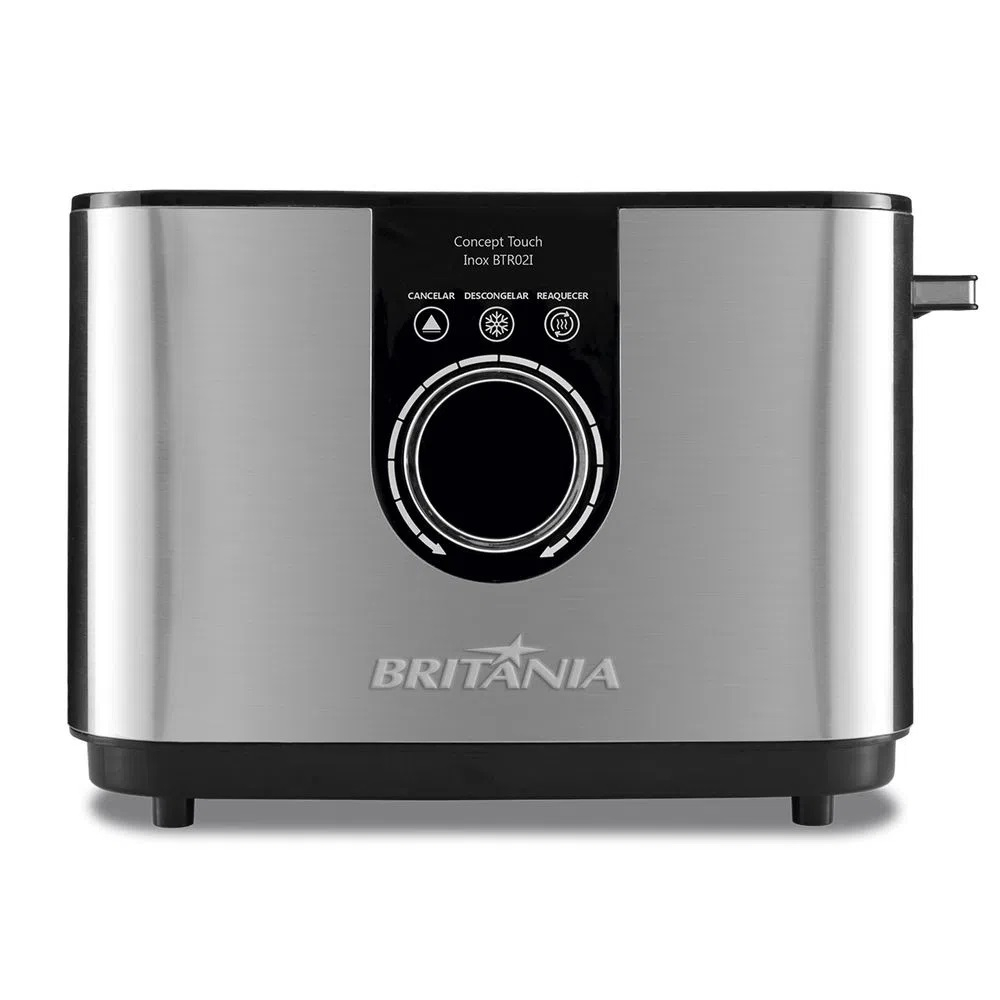 Foto do Produto Torradeira Britânia Concept Touch BTR02I - 850W - 220V - Prata
