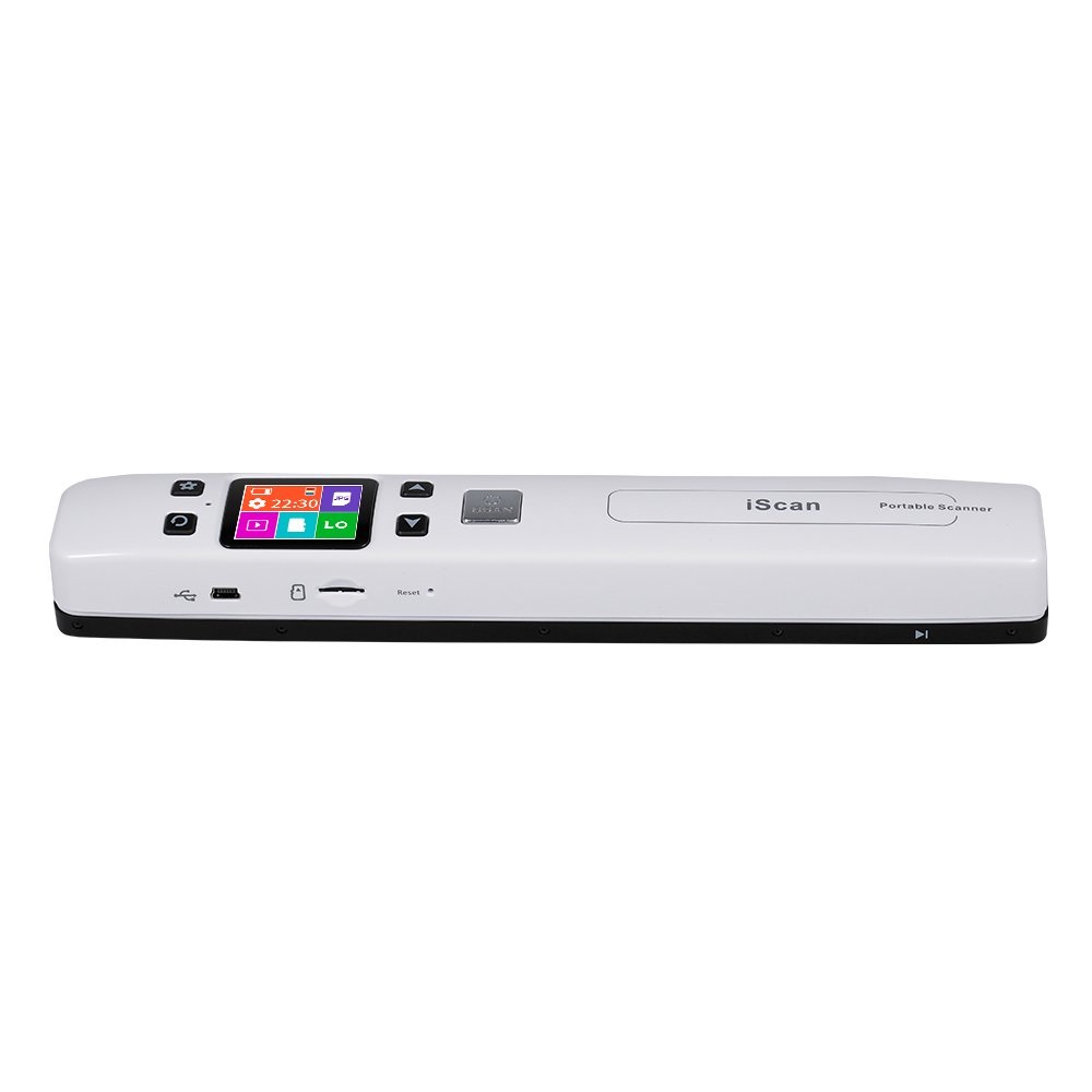 Foto do Produto SCANNER DE MAO ISCAN PORTÁTIL 1050DPI JPEG/PDF HD LCD BRANCO