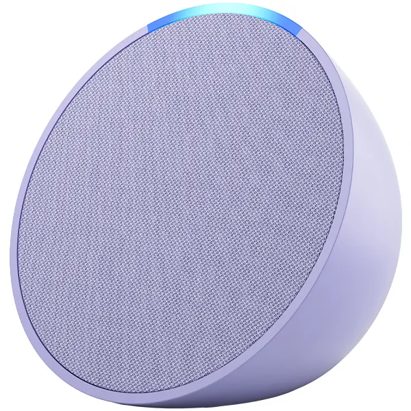 Foto do Produto Smart Speaker Amazon Echo Pop C2H4R9 com Wi-Fi/Bluetooth - Lavender Bloom