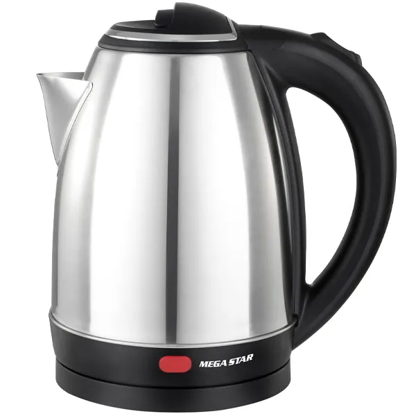 Foto do Produto Jarra Elétrica MegaStar TM9506 1.500 watts 1.8 Litros 220V ~ 50/60 Hz - Prata/Preta