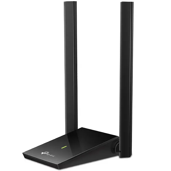 Foto do Produto Adaptador USB Wireless TP-Link Archer T4U Plus AC1300 400 Mbps em 2.4GHz + 867 Mbps em 5GHz - Preto