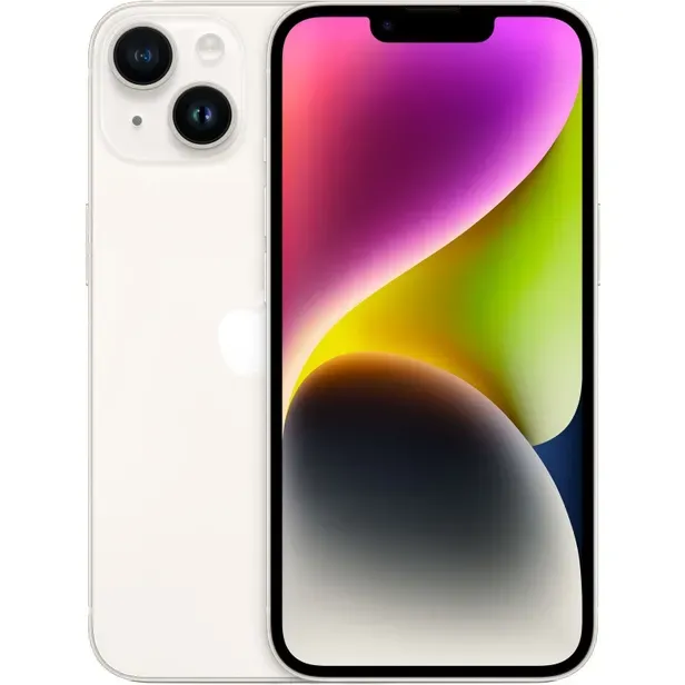 Foto do Produto APPLE CEL IPHONE 14 BE/A2882 (ANATEL) undefined 128GB STARLIGHT