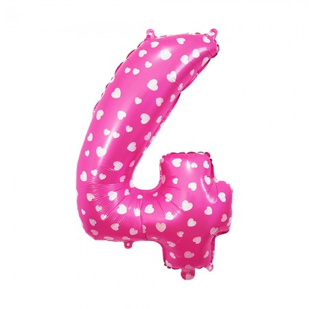 Foto do Produto Balao Numero 4 Pink 16 Polegadas