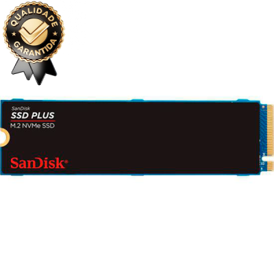 Foto do Produto SSD M.2 500GB SANDISK PLUS SDSSDA3N-500G NVME