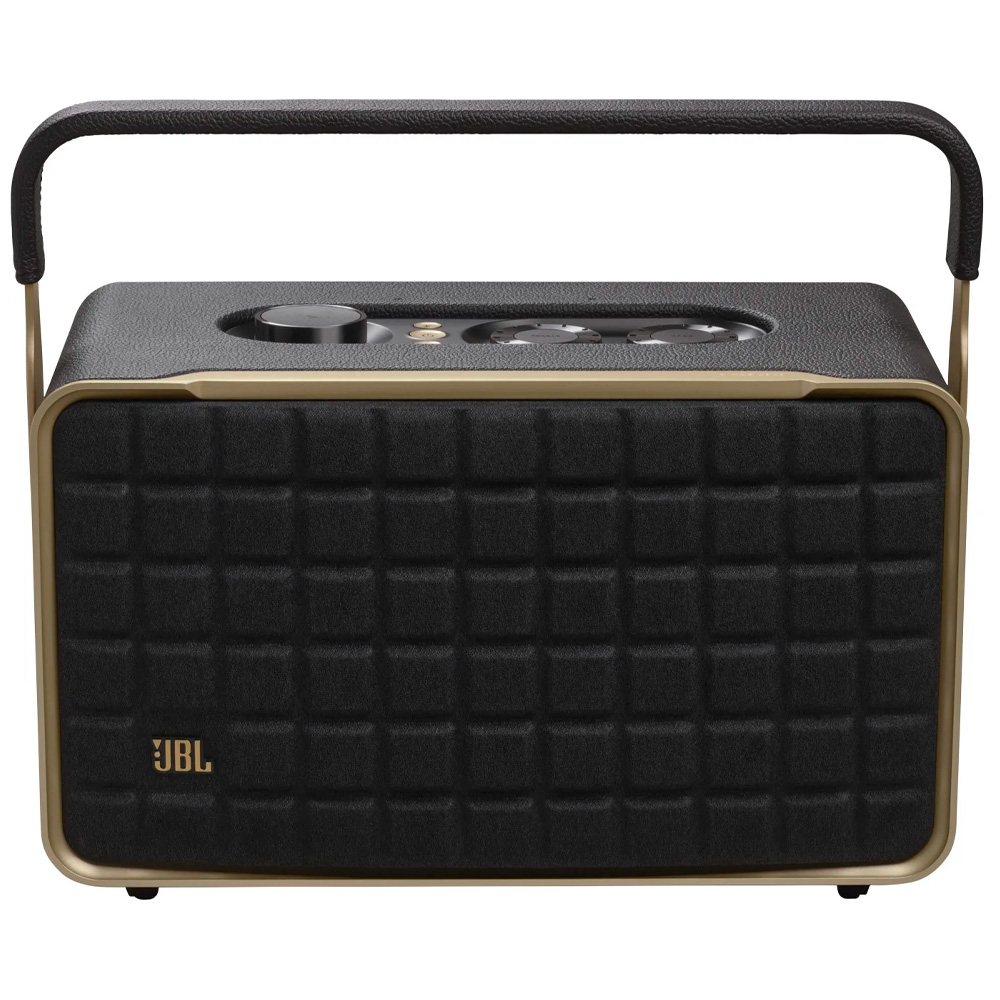 Foto do Produto Speaker JBL Authentics 300 Wi-Fi Bluetooth Design Retro Bivolt - JBLAUTH300BLKAM