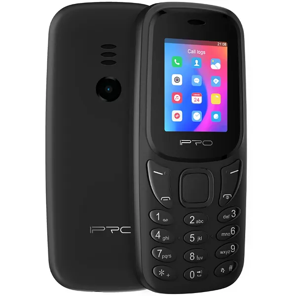 Foto do Produto Celular IPRO K1 Dual SIM Tela de 1.8" Câmera VGA/Rádio FM - Preto