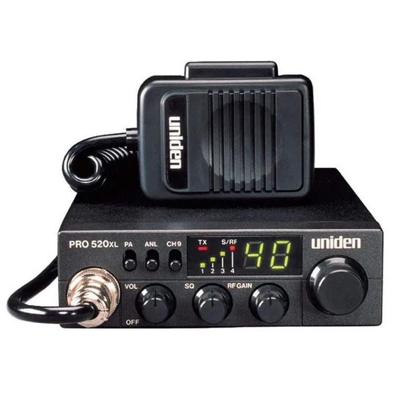 Foto do Produto Rádio Amador Uniden PRO520XL - 40 Canais - AM - Preto