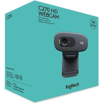 Foto do Produto WEBCAM LOGITECH C270 HD 720P 3MP 960-000694