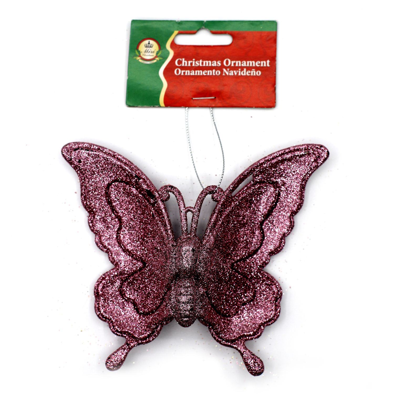 Foto do Produto COLGANTE NAVIDEÑO MARIPOSA ORO ROSA C/1PZS XMTX215-798E