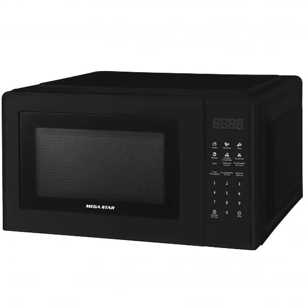 Foto do Produto Micro-ondas MegaStar MCW208B 700 watts 20 Litros 220V ~ 50Hz - Preto