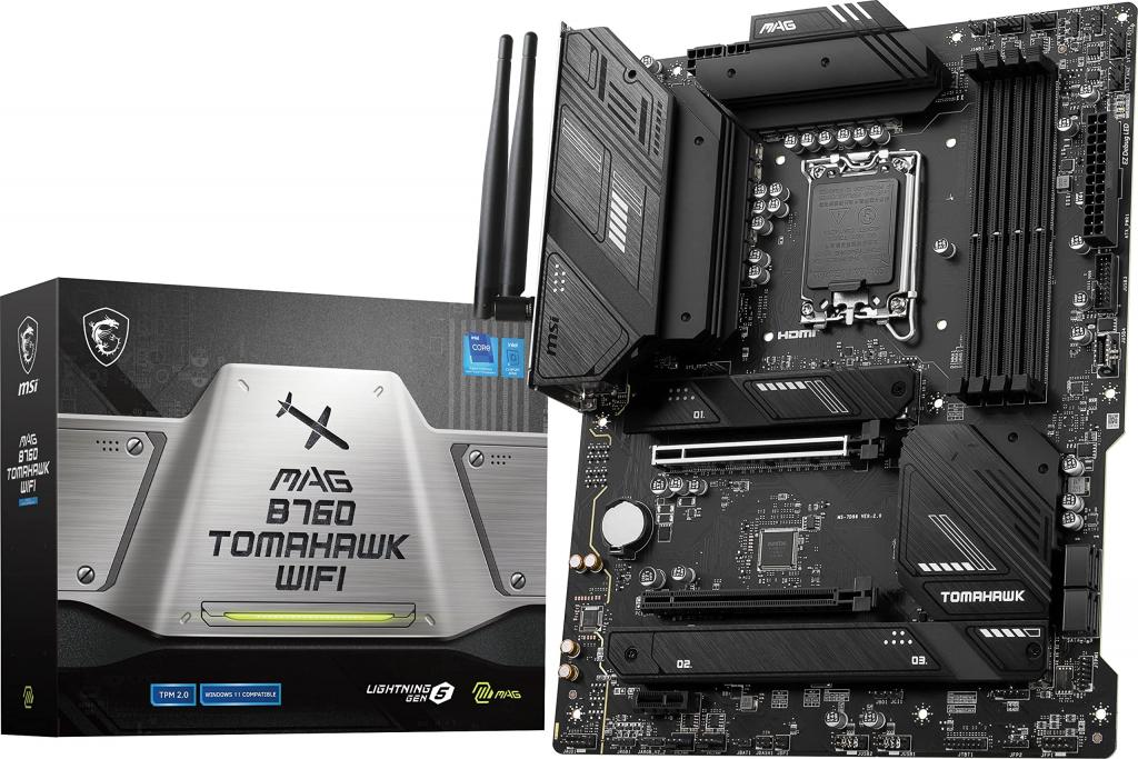 Foto do Produto Placa Mae Intel (1700) Msi B760 Mag Tomahawk Wifi DDR5