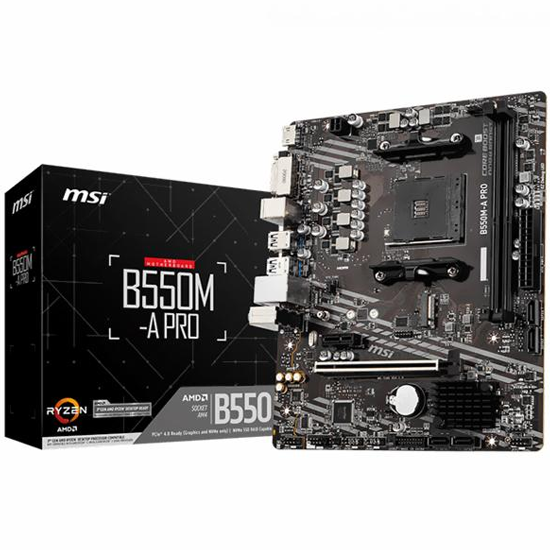 Foto do Produto Placa Mãe MSI B550M-A Pro AMD Soquete AM4