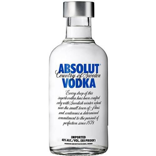 Foto do Produto VODKA ABSOLUT ORIGINAL 200ML