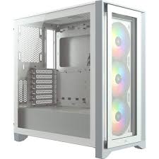 Foto do Produto Gabinete CORSAIR 4000X BLANCO RGB ICUE VIDRIO TEMPLADO