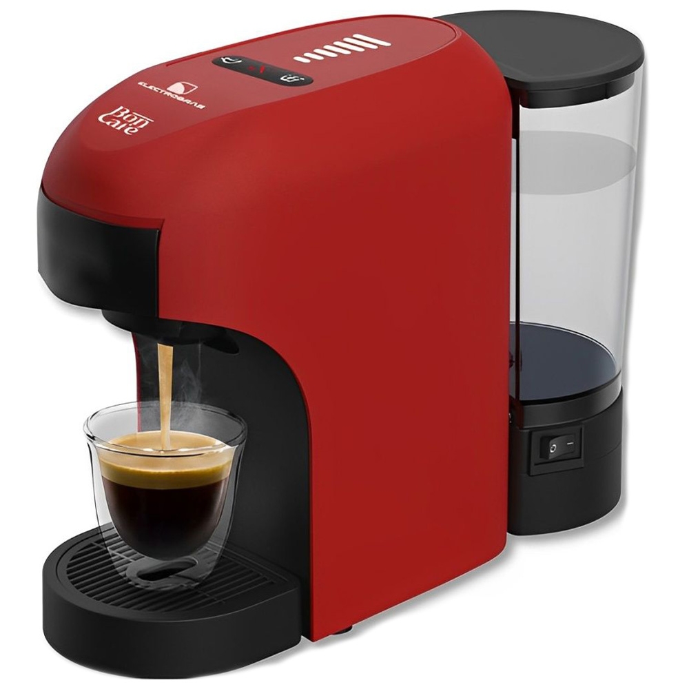 Foto do Produto Cafeteira Elétrica Electrobras Bon Café EBCM-21 - 1400W - 3 em 1 - 850mL - 220V - Vermelho