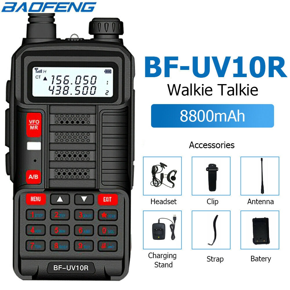 Foto do Produto RADIO BAOFENG UV-10R 8WTS DUAL-BAND