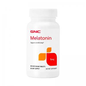 Foto do Produto Melatonina 5mg GNC 60 Tablets Vegetariano