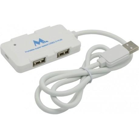 Foto do Produto HUB USB MTEK HB-8102W 4 PORTAS 2.0 WHITE