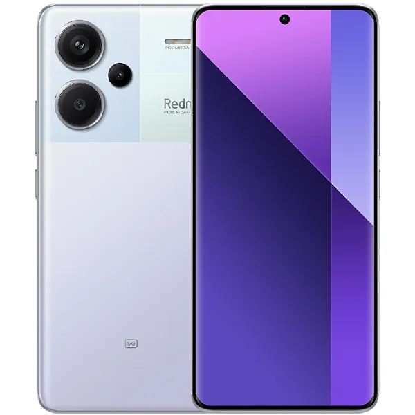 Foto do Produto Celular Xiaomi Redmi Note 13 Pro+ 5G NFC Dual SIM de 256GB/8GB RAM de 6.67" 200+8+2MP/16MP - Aurora Purple (Global)