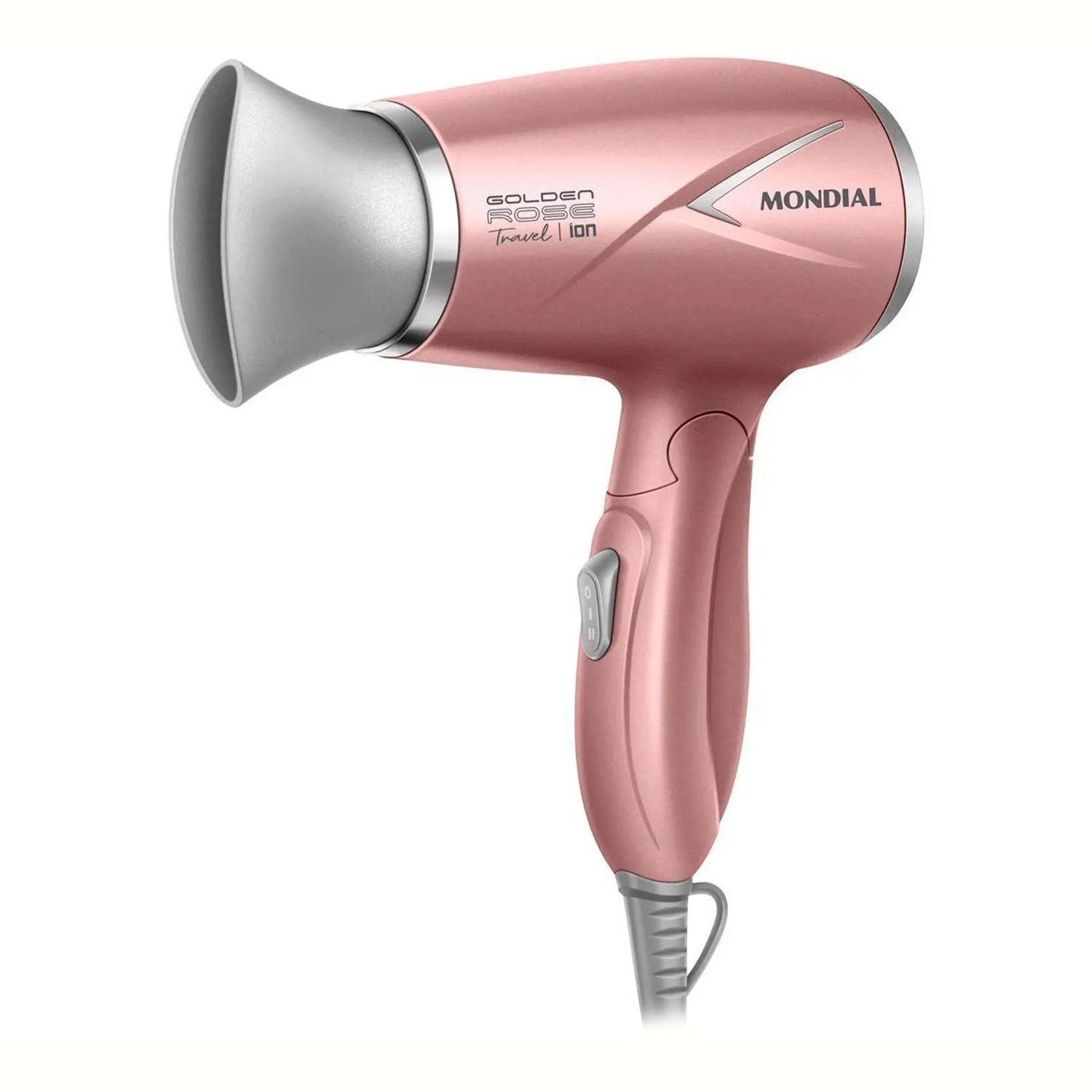 Foto do Produto Secador de Cabelo Mondial SC-47-GR - 1200W - Dobrável - Bivolt - Golden Rose