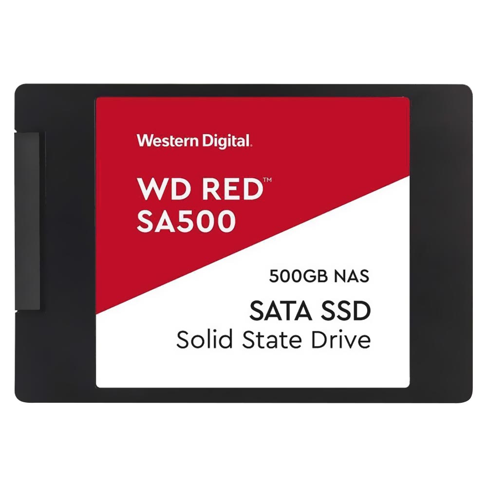 Foto do Produto SSD Western Digital 500GB SA500 Red 2.5" SATA 3 - WDS500G1R0A 560MB/s