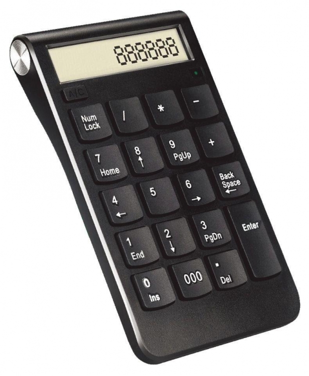 Foto do Produto TECLADO NUMERICO SATE AK-183 C/CALCULADORA USB
