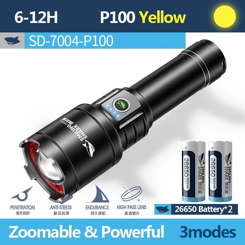 Foto do Produto LANTERNA SHARK P100 USB 12.000LMS SD-7004