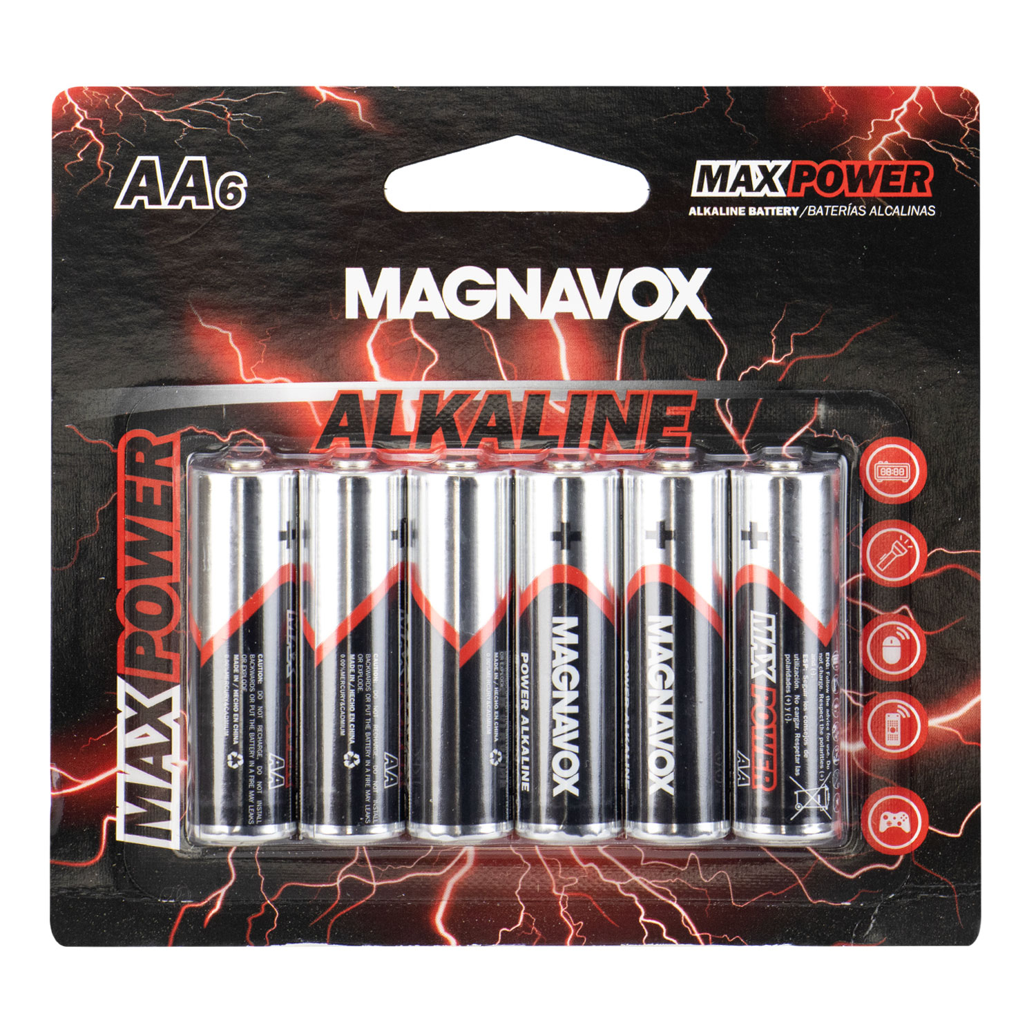 Foto do Produto Pilhas Magnavox MPO5231/MO - AA - 6 Unidades