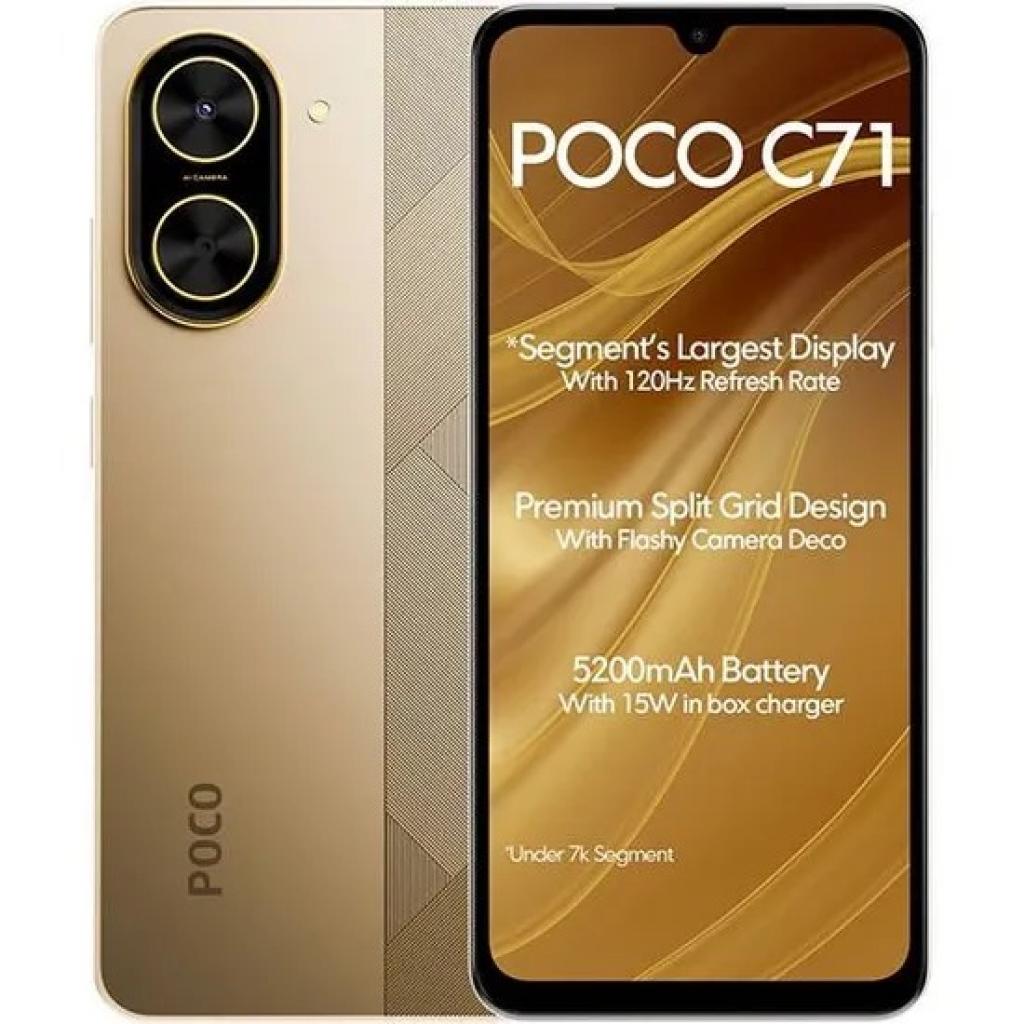 Foto do Produto Celular Xiaomi Poco C71 3/64gb Gold (Global)