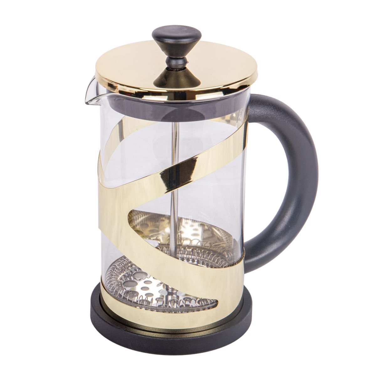 Foto do Produto CAFETERA PRENSA FRANCESA EN VIDRIO Y ACERO INOXIDABLE 600ML