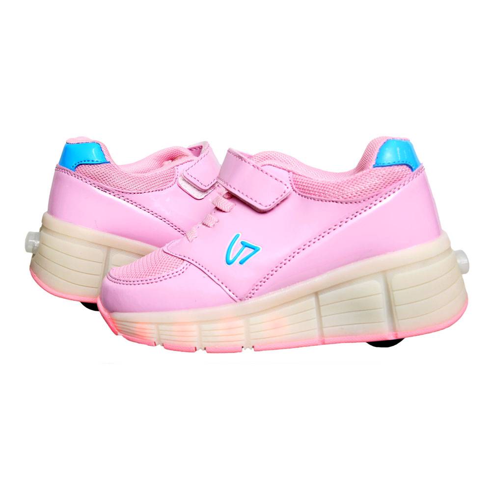 Foto do Produto Tênis Led Gati TXL-1002 Rosa N.30