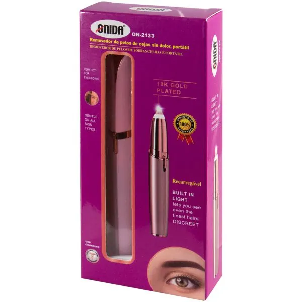 Foto do Produto ONIDA DEPILADOR DE CEJAS ONIDA ON-2133 RECARGABLE BLANCO/ROSA