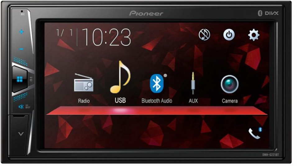Foto do Produto Reprodutor Multimídia Pioneer DMH-G225BT 6.2" Touch Bluetooth - Black
