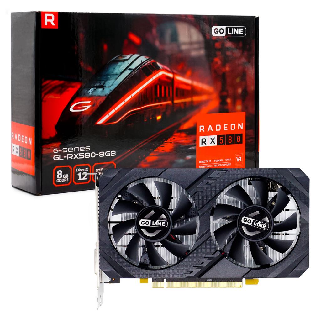 Foto do Produto Placa de Video 8GB Exp. RX580 Goline DDR5