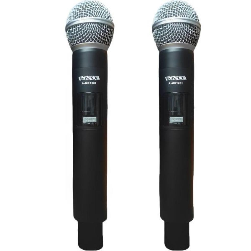 Foto do Produto Microfone Satellite A-MK1201 Preto S/Fio