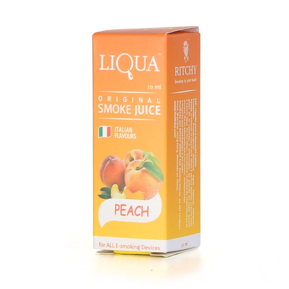 Foto do Produto Essência Liqua Peach para Cigarro Eletrônico Zero