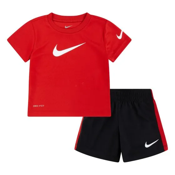 Foto do Produto NIKE CONJUNTO INFANTIL NKB SWOOSH & SHORT 66F237R1N (T)24M