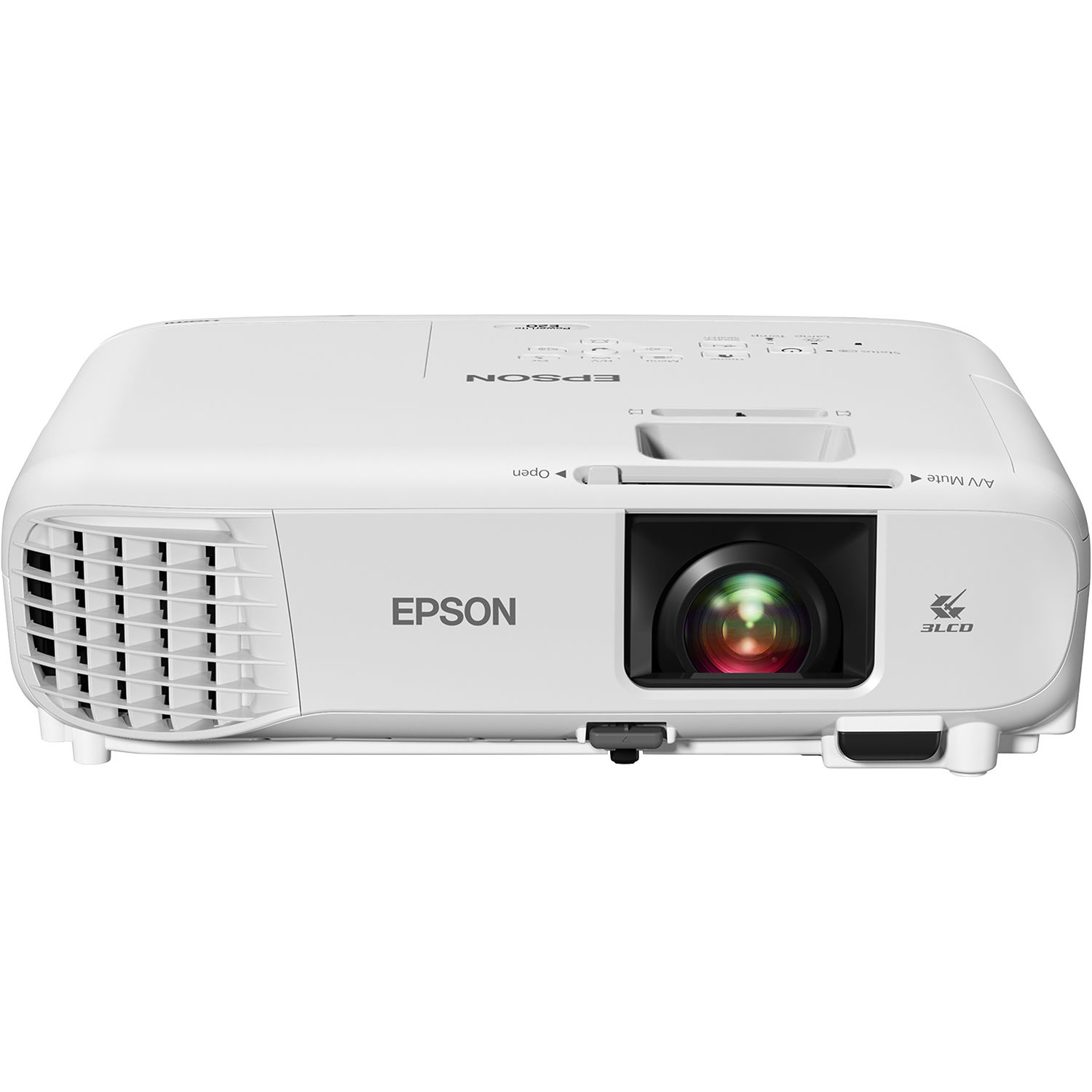 Foto do Produto Projetor Epson PowerLite E20 - 3400 Lumens - HDMI/VGA/USB - BiVolt - Branco