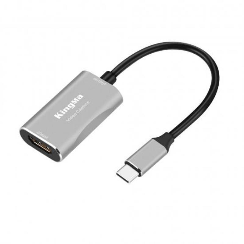 Foto do Produto Placa de Captura Kingma USB-C 4K