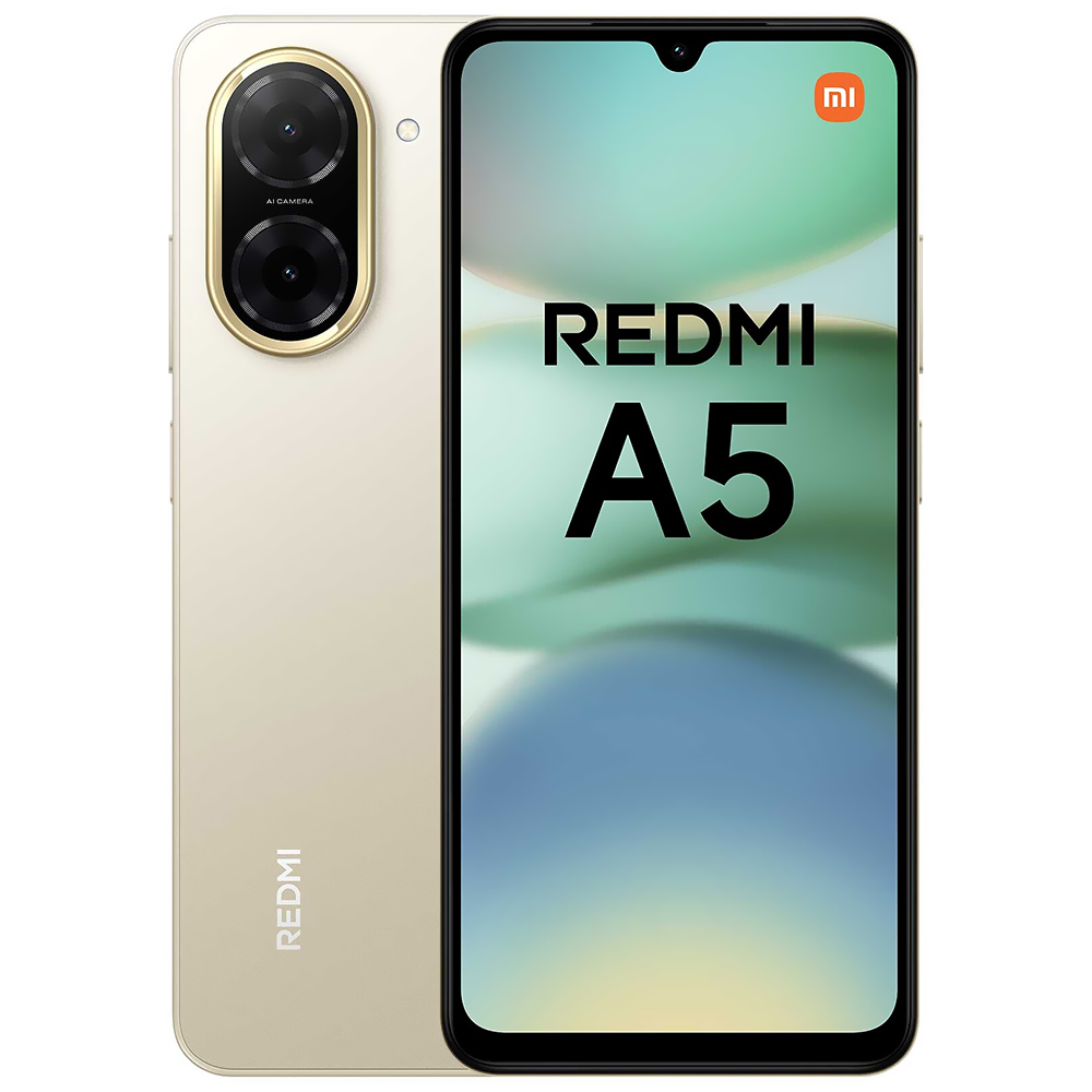 Foto do Produto Celular Xiaomi Redmi A5 3GB de RAM / 64GB / Tela 6.88" / Dual Sim LTE - Sandy Dourado (Global)
