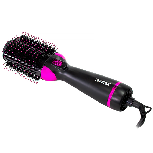 Foto do Produto Escova Secadora Elétrica Prosper P-5800 / 1500W / 3 Temperaturas / Bivolt - Preto/Rosa