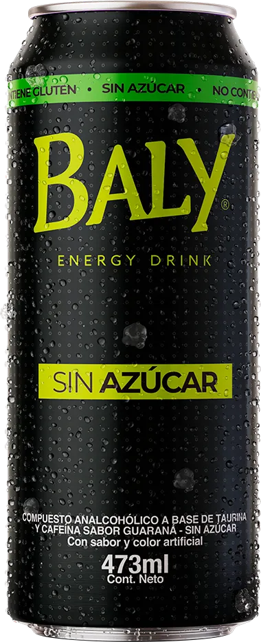 Foto do Produto BALY ENERGETICO GUARANA S/AZUCAR 473ML