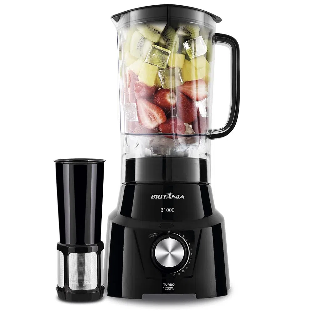 Foto do Produto Liquidificador Britânia B1000P - 1200W - 3L - 220V - Preto