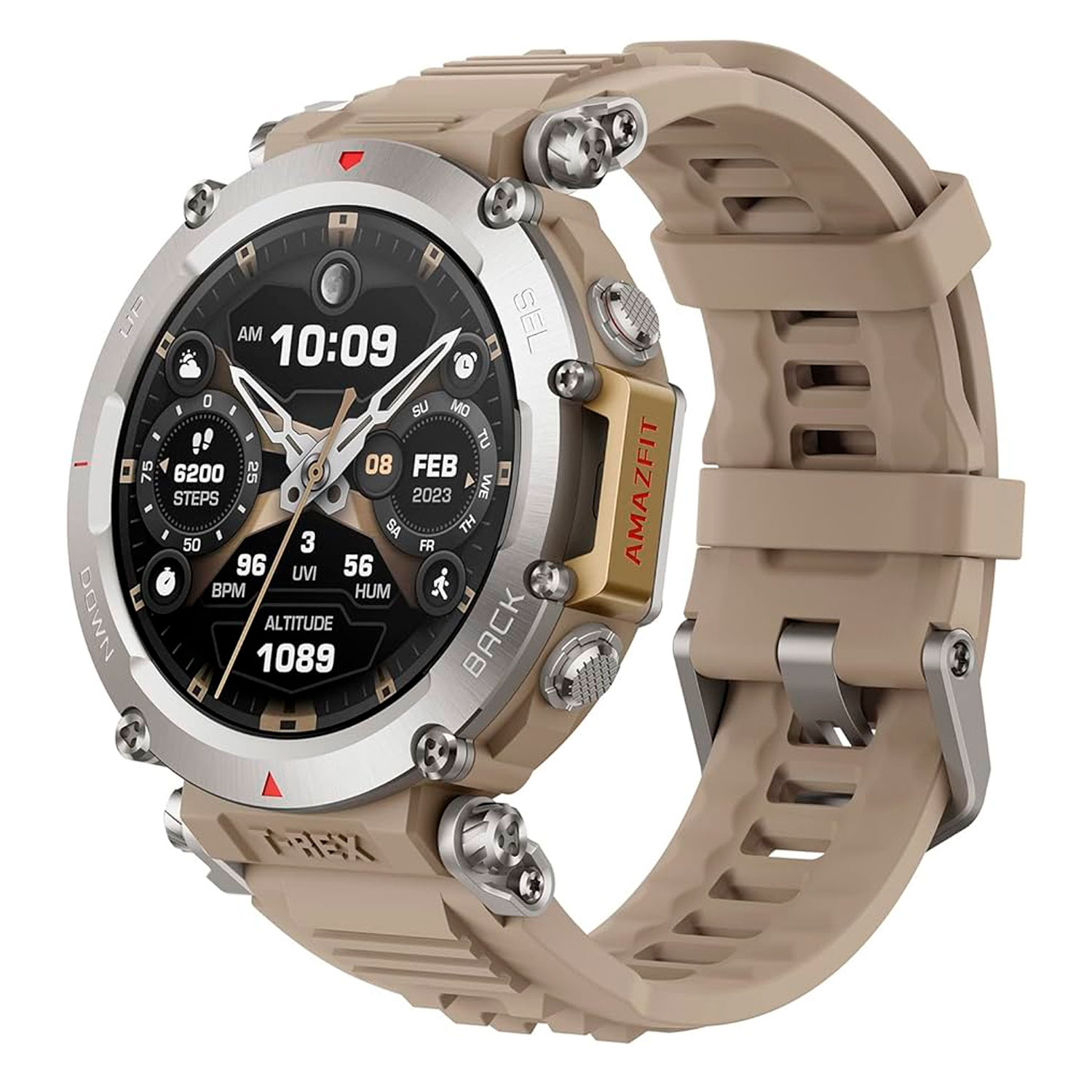 Foto do Produto SmartWatch Xiaomi Amazfit T-Rex Ultra A2142 - Bluetooth/GPS - Sahara