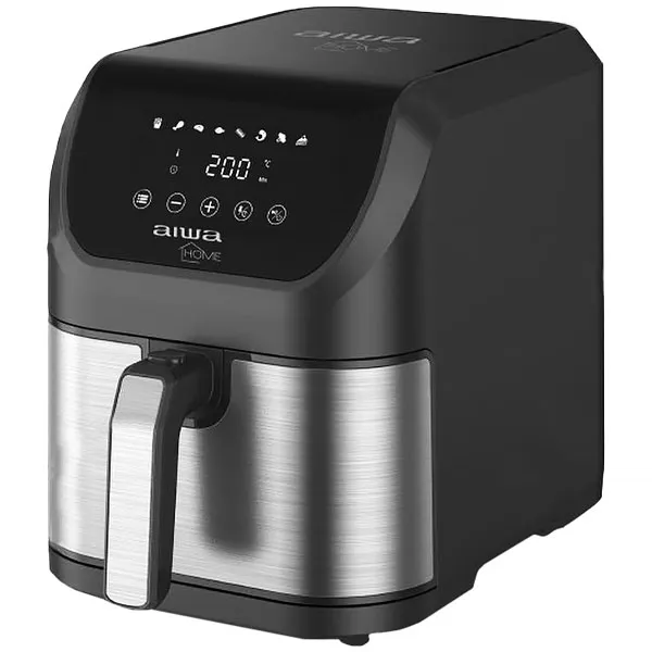 Foto do Produto Fritadeira Elétrica Aiwa Home AWFT5017 1.500 watts 220V ~ 50/60 Hz - Cinza/Prata