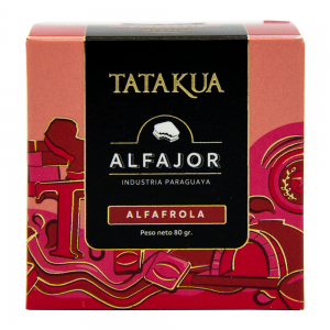 Foto do Produto Alfajor Tatakua Recheado Goiabada Cobertura Chocolate Branco 80G