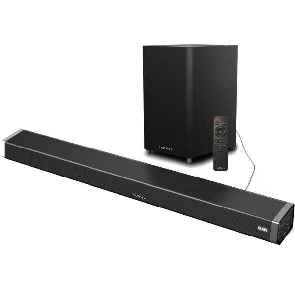 Foto do Produto Speaker Xion Soundbar XI-BAR180-2 / 8800W / Bluetooth / FM / AUX - Preto